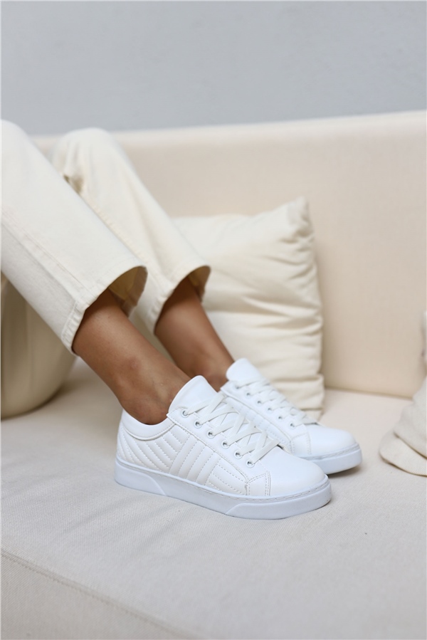 Turep Kadın Spor Ayakkabı Beyaz